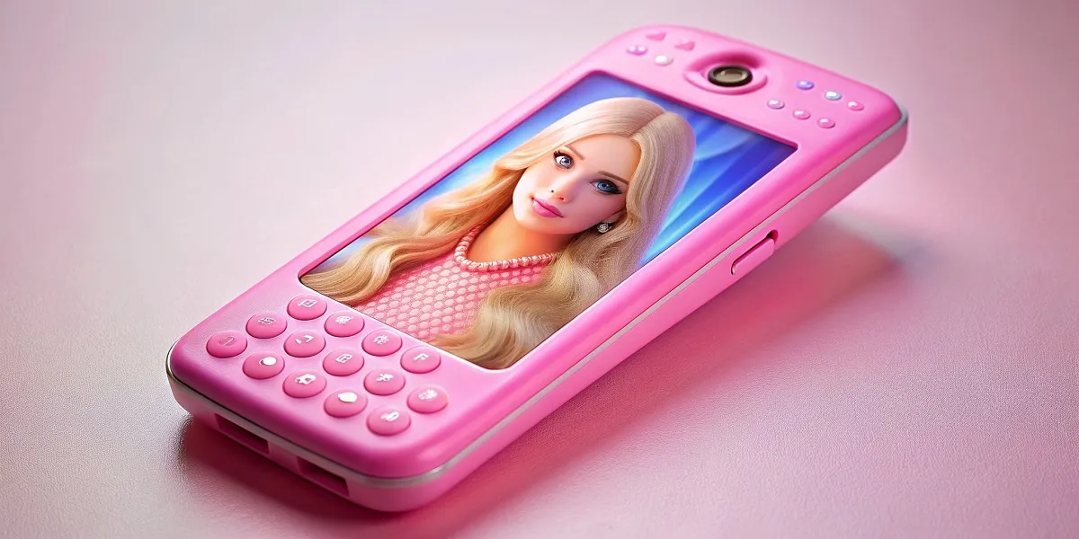 celular barbie