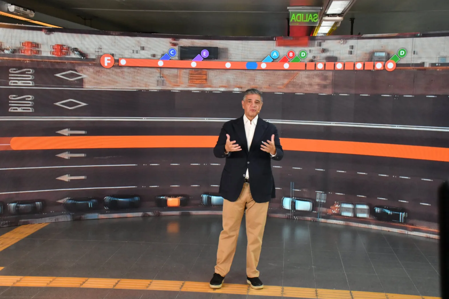 jorge macri anuncio la construccion de la linea f de subtes